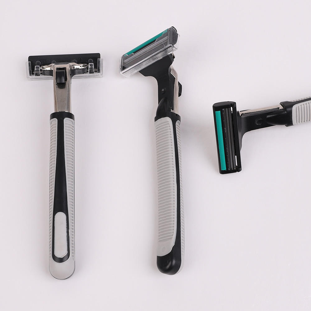 Disposable Electric Safety Razor with Twin