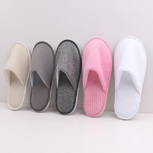 Haofei Disposable Hotel Slippers Flat Coral