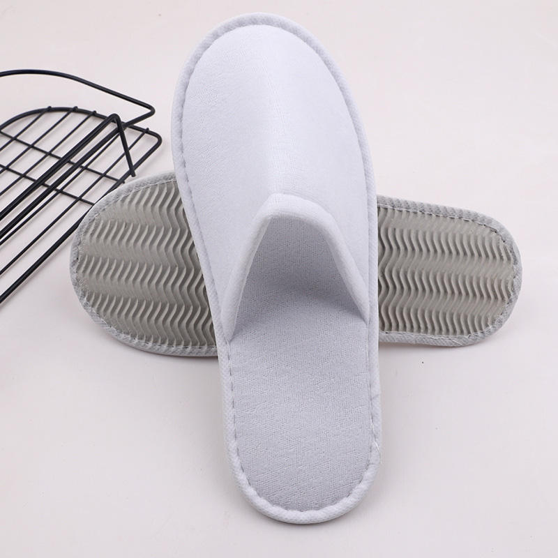 High End White Hotel Disposable Slippers