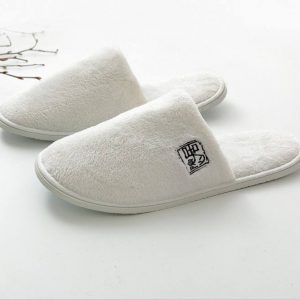 OEM Custom Logo Disposable Indoor Slippers